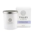 Tilley Classic White Tasmanian Lavender Soy Candle, 240 g/45 Hour