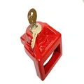 Jendyk GHAL-KA Red Aluminum Glad Hand Lock (Keyed Alike), 1 Pack