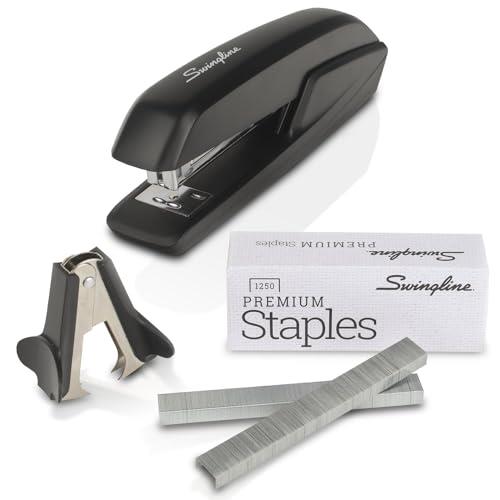 Swingline Stapler Value Pack, Standard Stapler, 15 Sheet Capacity, Includes Staples and Staple Remover, Black (54567)