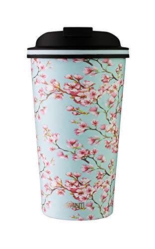 Avanti Go Cup Double Wall Travel Cup, Cherry Blossom, 13481