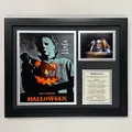 Legends Never Die Michael Myers Halloween Classic Horror Movie Collectible | Framed Photo Collage Wall Art Decor - 12"x15"