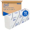 SCOTT Optimum Hand Towels (4455), Folded Paper Towels, 16 Packs / Case, 150 Hand Towels / Pack (2,400 Towels)