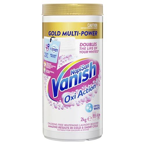 Vanish Napisan Gold Multi Power Crystal White Stain Remover & Laundry Booster Powder 1kg