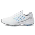 adidas Women's W Zg23 Golf Shoe, Ftwr White/Blue Fusion Met./Silver Met., 8 US