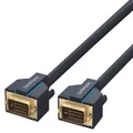 Clicktronic DVI-D to DVI-D 24+1 Pin Monitor Cable, 10 Meter Length