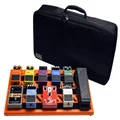 Gator Cases Aluminum Guitar Pedal Board with Carry Bag; Large: 23.75" x 10.66" | Orange (GPB-BAK-OR)