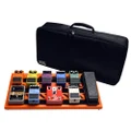 Gator Cases Aluminum Guitar Pedal Board with Carry Bag; Large: 23.75" x 10.66" | Orange (GPB-BAK-OR)
