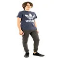 Adidas Kids' Trefoil Tee (Shadow Navy/White, Size 13-14Y)