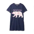 Hatley Women's Sleepshirt Night Shirt, Nana Bear, One Size