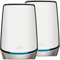 NETGEAR Orbi Whole Home WiFi 6 Dual-Band Mesh System (RBK862S) | AX6000 Wireless Speed (Up to 6.0Gbs) | 2 Pack - White