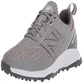 New Balance Men's Fresh Foam Contend Golf Shoe, Grey/Charcoal, 7