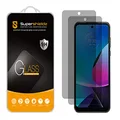 Supershieldz (2 Pack) (Privacy) Anti Spy Screen Protector Designed for Motorola Moto G Power (2023), Tempered Glass, Anti Scratch, Bubble Free