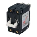 Blue Sea Systems C-Series Double Pole Toggle Circuit Breakers, 7254, Beige, AC