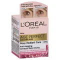 L'Oreal Paris Eye Cream, Rosy Radiant Care,Corrects Dark Circles, Anti-Sagging, for Mature to Dull Skin, Age Perfect Golden Age, 15ml