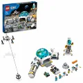 LEGO 60350 City Lunar Research Base Outer Space Toy, NASA Inspired Lunar Lander, Rover and Moon Buggy, Gifts for Boys & Girls with 6 Astronaut Minifigures