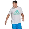 adidas Men's Season T T-Shirt, White, XS