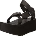 Teva Women's Flatform Universal Sport Sandal, Black, US 11