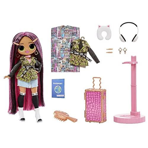 LOL Surprise OMG World Travel Fashion Doll - City Babe - 15 Surprises - Outfit, Shoes, Travel Accessories & More - 2-in-1 Packaging Playset - Collectable - for Boys & Girls from 4 Years