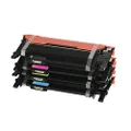 Premium Compatible Cyan Toner Cartridge CLT-C406S C406 (1,000 Pages) for Samsung Printers CLP360, CLP365, CLX3300, CLX3305, SLC410W, SLC460FW, CLP365W, CLX3305FN, CLX3305FW, SLC410, SLC460