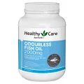 Healthy Care Odourless 2000mg Fish Oil - 400 Capsules, blue | Supports heart, brain, skin and cardiovascular health