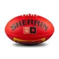 Sherrin AFLW Replica All Surface Football, Red, Size 4