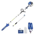 Hyundai Power 33cc Petrol Engine Pole Saw with 800 mm Extension and Harness, 10-inch Length