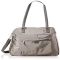 Baggallini Overnight Expandable Laptop Tote - Lightweight Travel Bag for Women, Sterling Shimmer, One Size
