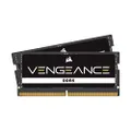 CORSAIR Vengeance DDR5 SODIMM 32GB (2x16GB) DDR5 4800MHz C40 (Compatible with Nearly Any Intel and AMD System,Easy Installation,Faster Load Times,XMP 3.0 Compatibility) Black (CMSX32GX5M2A4800C40)