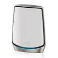 NETGEAR Orbi® AX6000 Tri-band Mesh WiFi 6 System White - Router (RBR860S) One 10Gbps WAN port, NETGEAR Armor™ 1-year subscription included