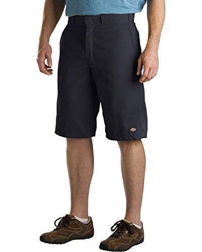 Dickies Mens 13 Inch Relaxed Fit Multi-Pocket Short, Black, 42