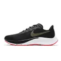 Nike Men's Air Zoom Pegasus 37 Running Shoes Black/Medium Olive-Olive Aura 9.5 M US, Black