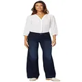 NYDJ Women's Teresa Trouser Jeans-Premium Denim, Burbank Wash, 8