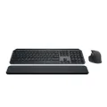 Logitech MX Keys S Combo - Performance Wireless Keyboard and Mouse with Palm Rest, Customizable Illumination, Fast Scrolling, Bluetooth, USB C, for Windows, Linux, Chrome, Mac