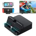 GuliKit Pocket Dock for Nintendo Switch, PD Protocol Avoids Brick, Hyper Trans for 1080P/2K/4K Projection, Magnet Transform Design, Supported Phone Tablet, Charging Dock Air Outlet Black