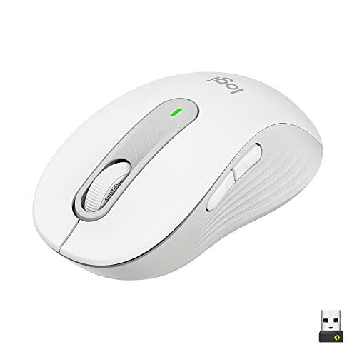 Logitech Signature M650 Wireless Mouse, Off White