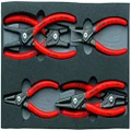Knipex Snap Ring Plier Set in Foam Tray 6 Pieces