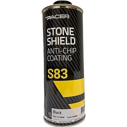 Pacer S83 Stone Shield Anti-Chip Coating Spray, Black, 1 Litre
