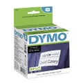 DYMO Authentic LW Name Badge Labels, DYMO Labels for LabelWriter Printers, White, 2-1/4" x 4", 1 Roll of 250