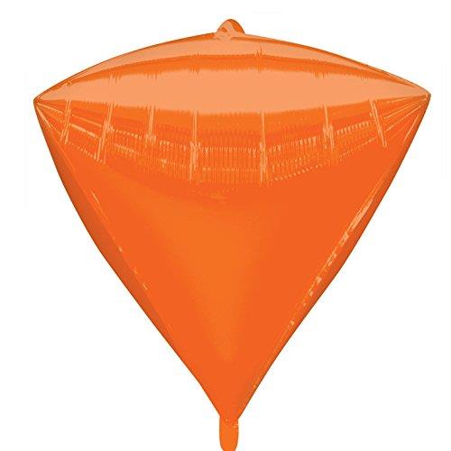 Anagram UltraShape Diamondz Foil Balloon, Orange