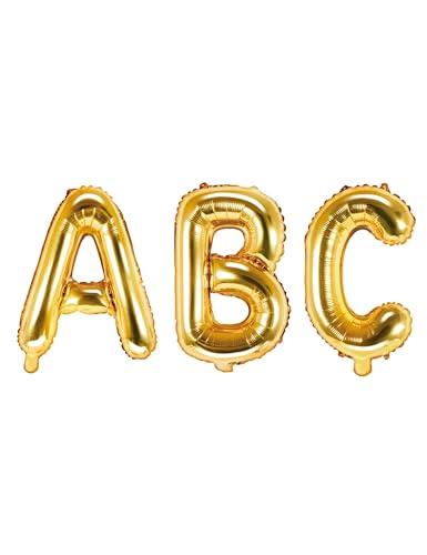 Anagram CI: Letter J L16 Foil Balloon, 33 cm Size, Gold