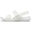 Crocs Women's Literide 360 Sandals, Almost White, 7 US