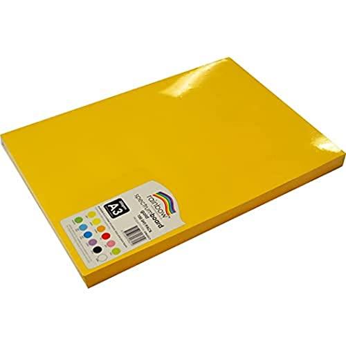 Rainbow Spectrum 220Gsm A3 Board 100 Sheets, Gold