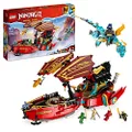 LEGO® NINJAGO® Destiny’s Bounty - Race Against time 71797 Building Toy Set with 2 Dragon Figures & 6 Minifigures, 2023 Vehicle Set
