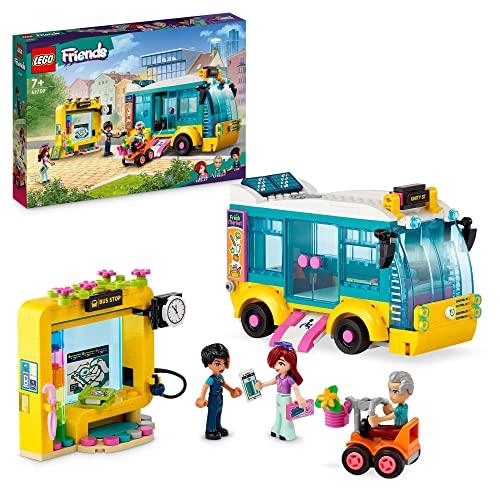 LEGO® Friends Heartlake City Bus 41759 Building Toy Set,Mini-Dolls' Vehicle Playset with Paisley