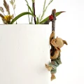 Top Collection 4383 Miniature Fairy & Terrarium Garden Pixie Flower Pot Hugger Statue, Small