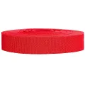 Strapworks Heavyweight Polypropylene Webbing - Heavy Duty Poly Strapping for Outdoor DIY Gear Repair, 1 Inch x 25 Yards - Red