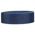 Strapworks Lightweight Polypropylene Webbing - Poly Strapping for Outdoor DIY Gear Repair, Pet Collars, Crafts – 1.5 Inch x 50 Yards - Navy Blue