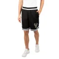 UNK NBA Mens NBA Men's Woven Team Logo Poly Mesh Basketball Shorts GSM3547F-BC-BLK-L-P, Mens, NBA Men's Woven Team Logo Poly Mesh Basketball Shorts, GSM3547F-MB-BLK-L, Black, Large