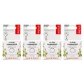RADIUS Clove Cardamom Dental Floss 55 Yards Vegan & Non-Toxic Oral Care Boost & Designed to Help Fight Plaque Clear - Pack of 4