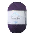 Lylac Homeware Knitting Yarn, 100 g, Dark Purple